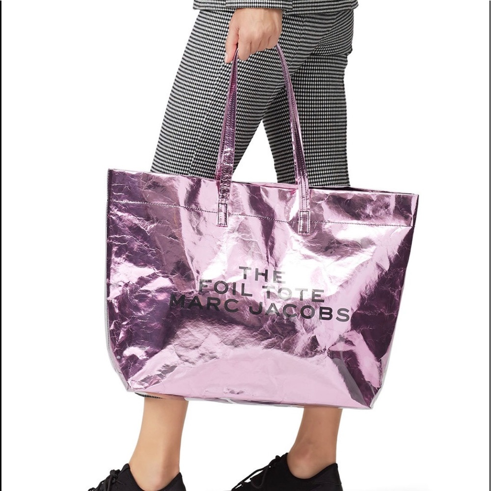 Brand New Marc Jacobs Foil Tote Pink w/tags